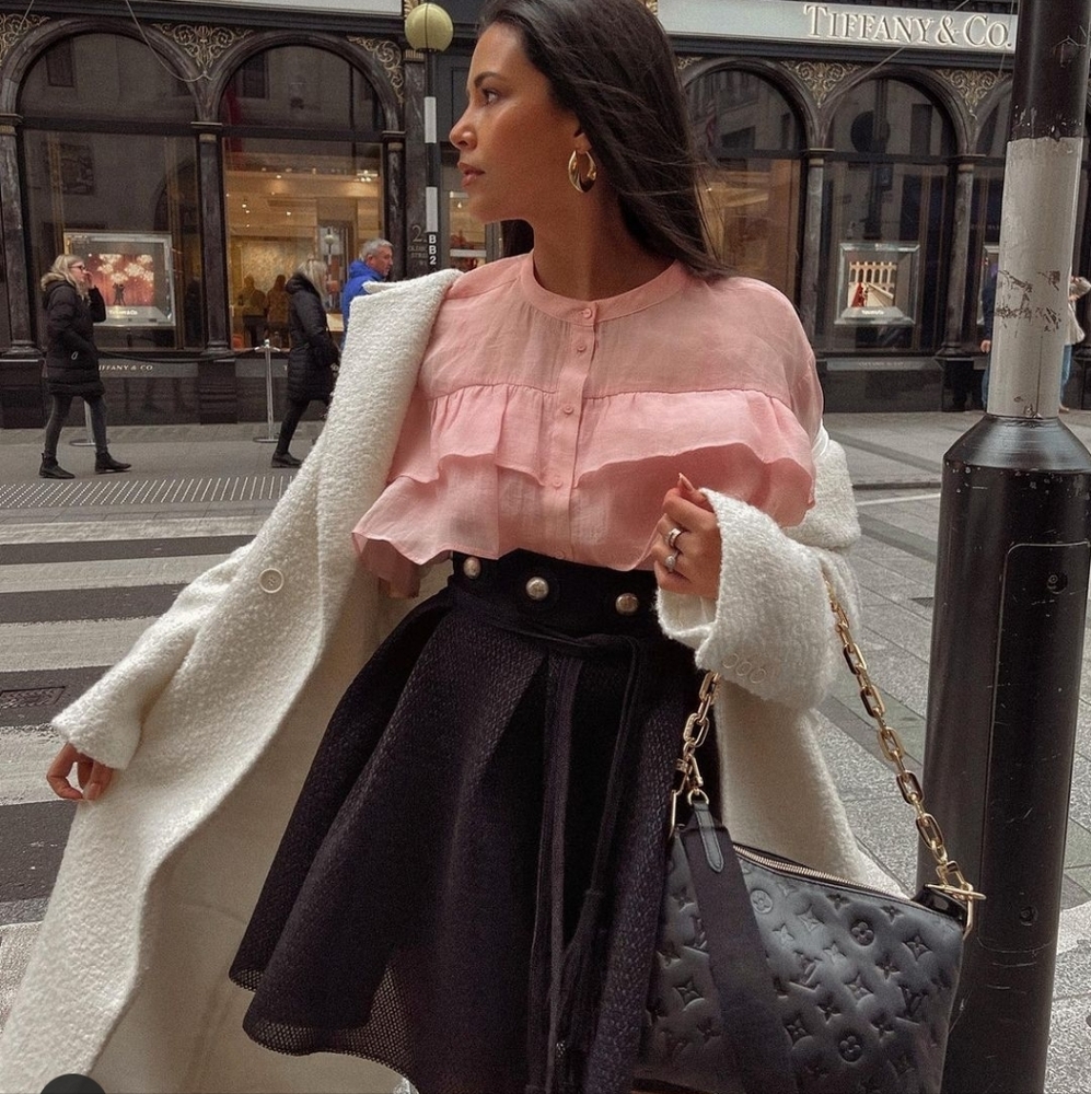 Zara Ruffled Romantic blouse - Picture 10 of 13